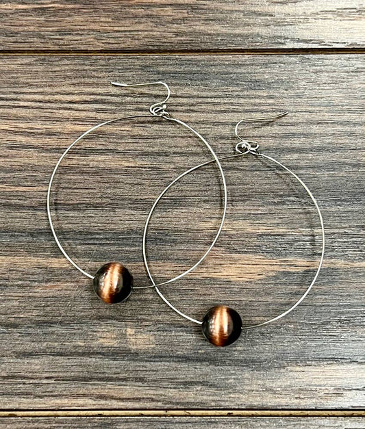 The Betty Bead Hoop Earrings