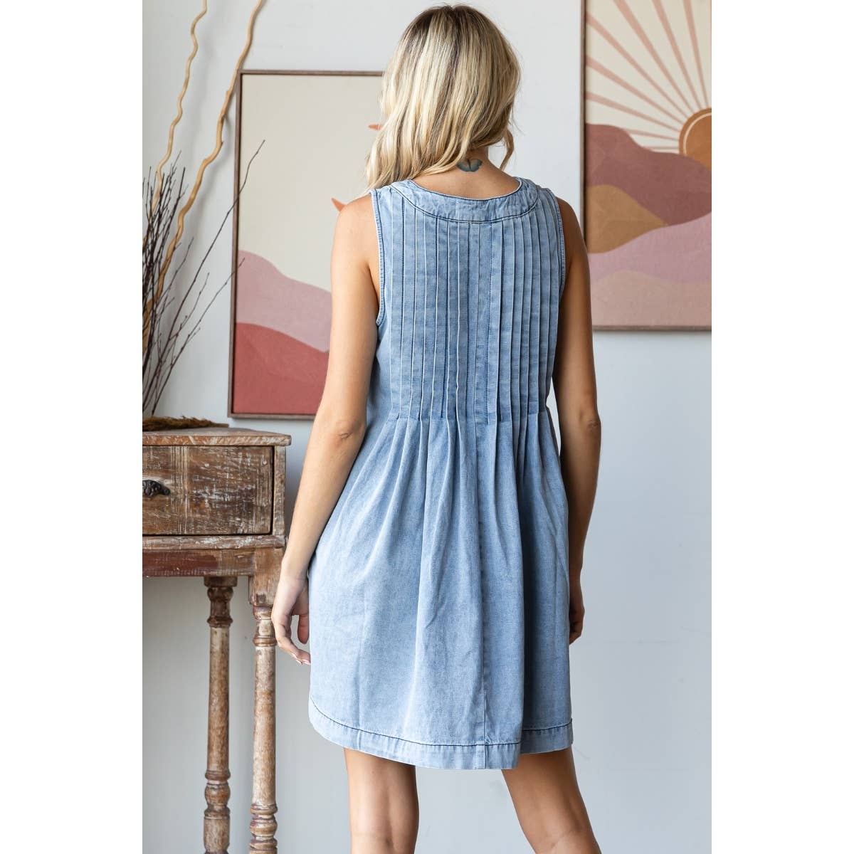 Sweet Darlin Boho Denim Dress