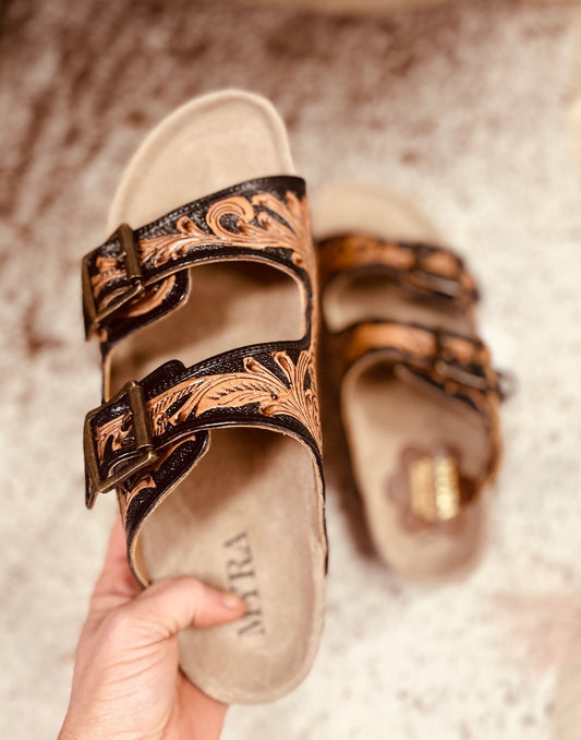 Falling Feather Sandals - Roaming Gypsy Boutique