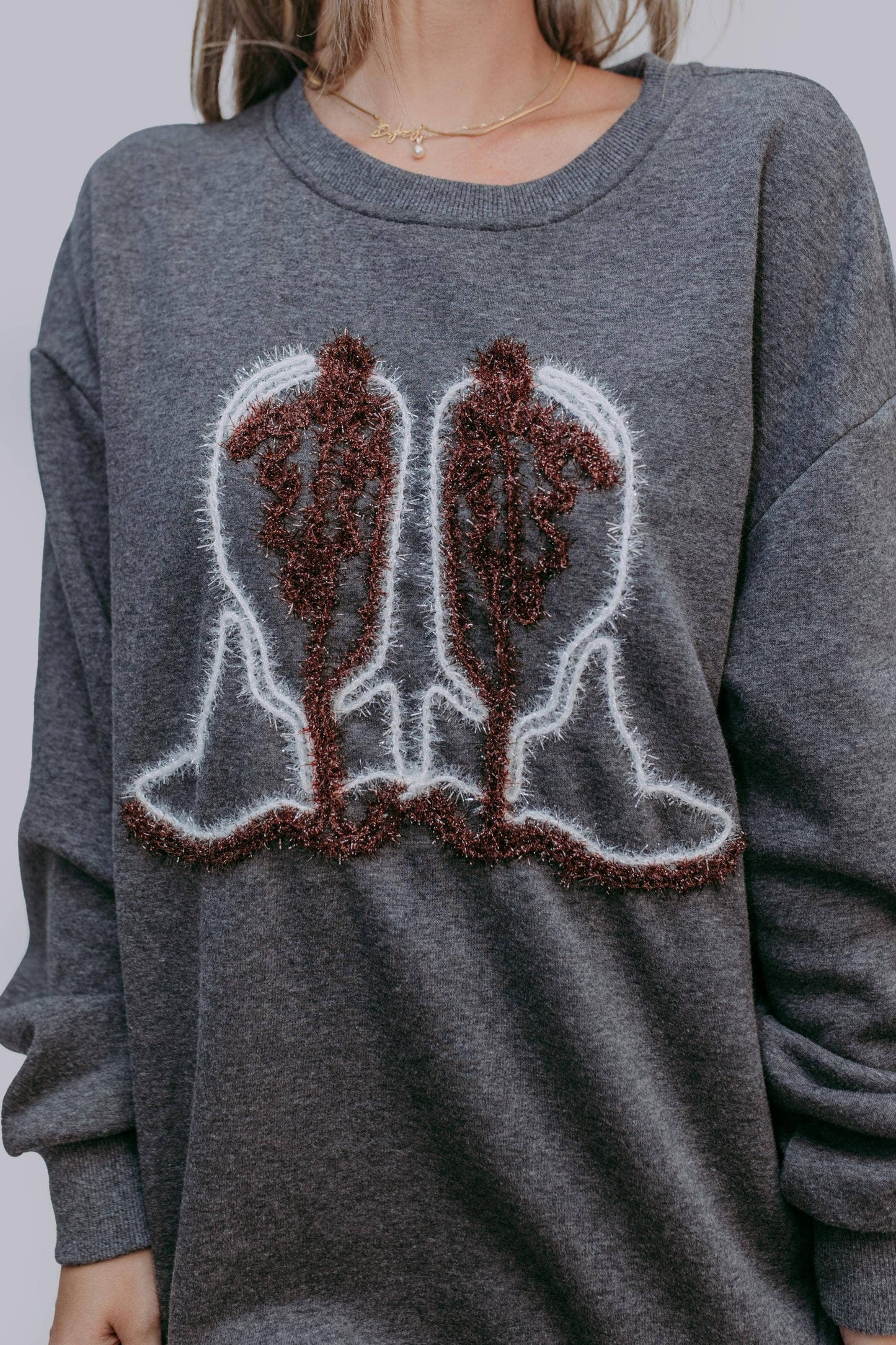 Boot Scootin Tinsel Sweatshirt