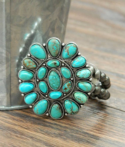 Wyoming Turquoise Stretch Bracelet