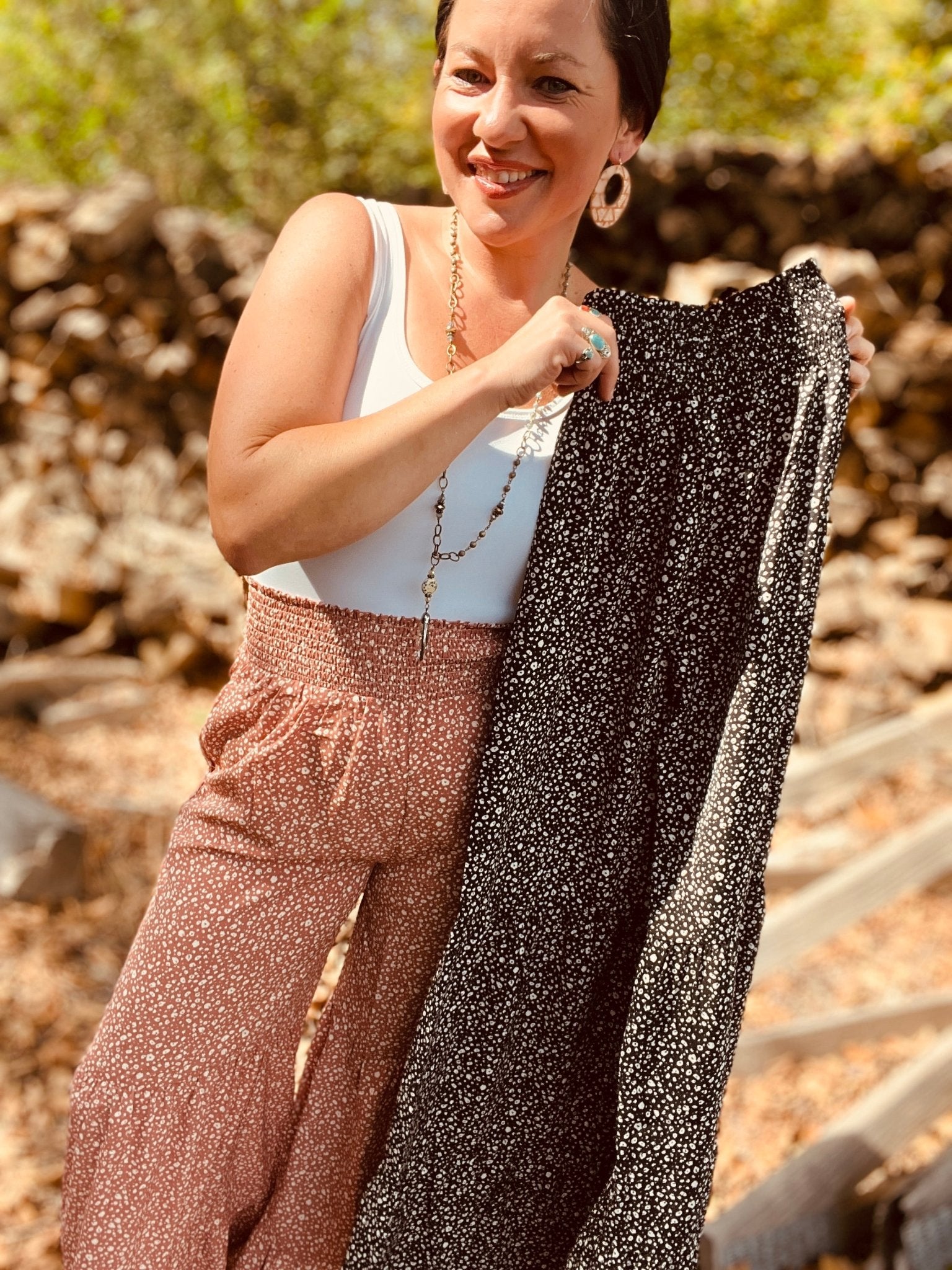 Floral Fields Boho Pant - Roaming Gypsy Boutique