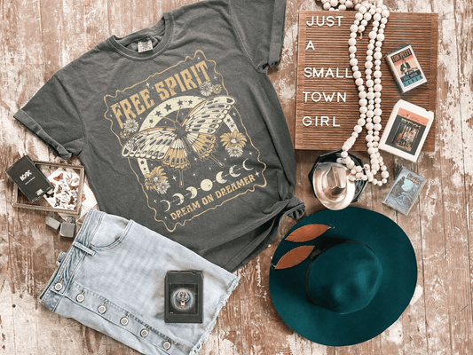 Free Spirit Phases Tee - Roaming Gypsy Boutique
