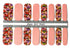 Fun Mushrooms Nail Polish Wraps - Roaming Gypsy Boutique