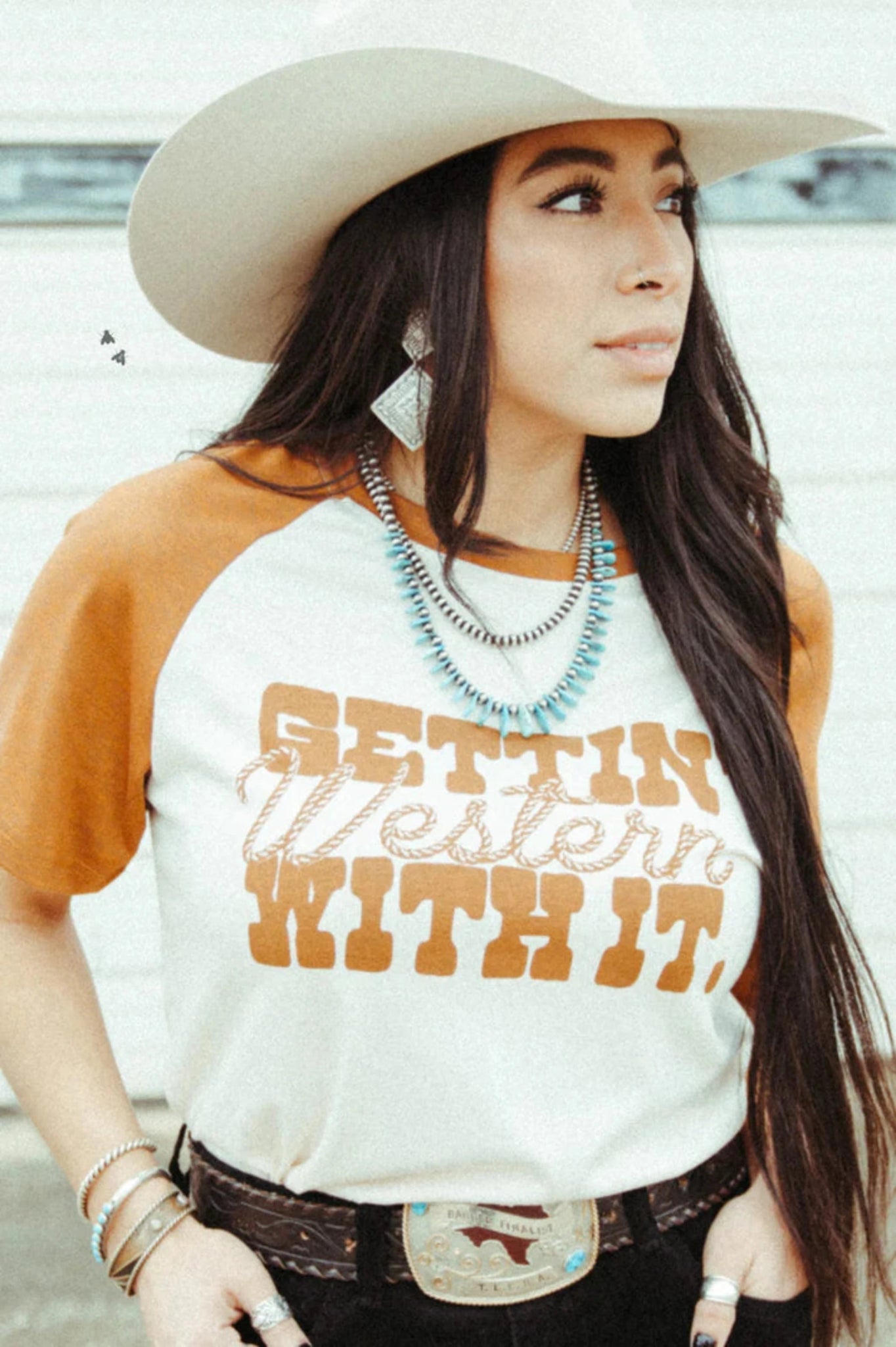 Gettin Western Tee - Roaming Gypsy Boutique