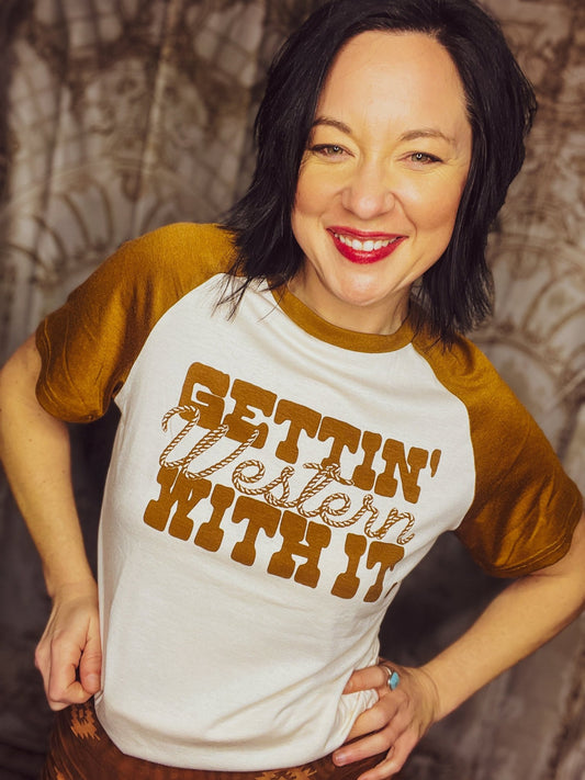 Gettin Western Tee - Roaming Gypsy Boutique