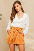 Gold Rush Satin Dreams Shorts - Roaming Gypsy Boutique