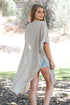Grey Longline Tribal Kimono - Roaming Gypsy Boutique
