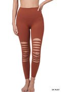 Gypsy Cut Out Biker Leggings - Roaming Gypsy Boutique