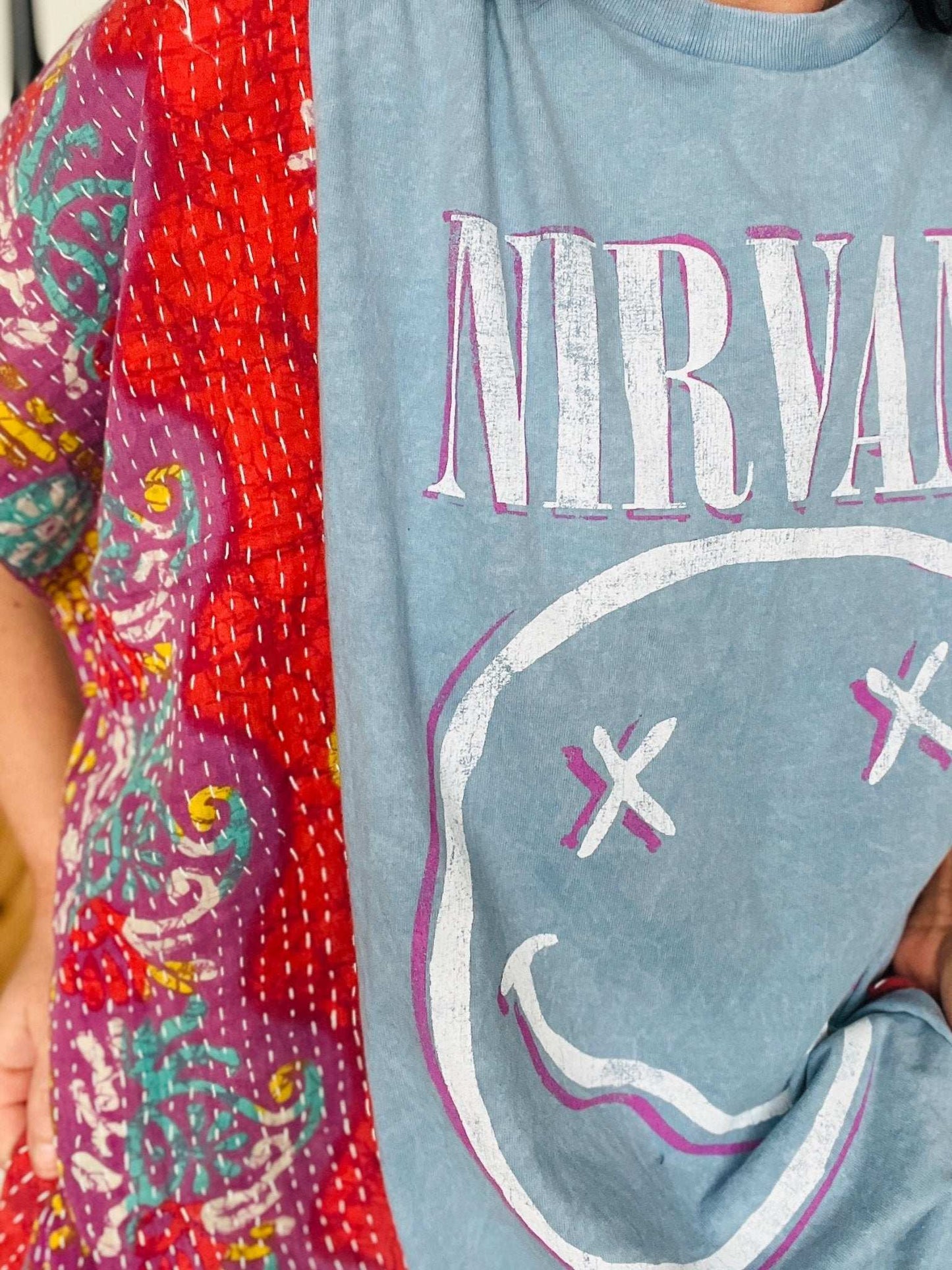 Gypsy Kantha Rocker Tees 2 - Roaming Gypsy Boutique