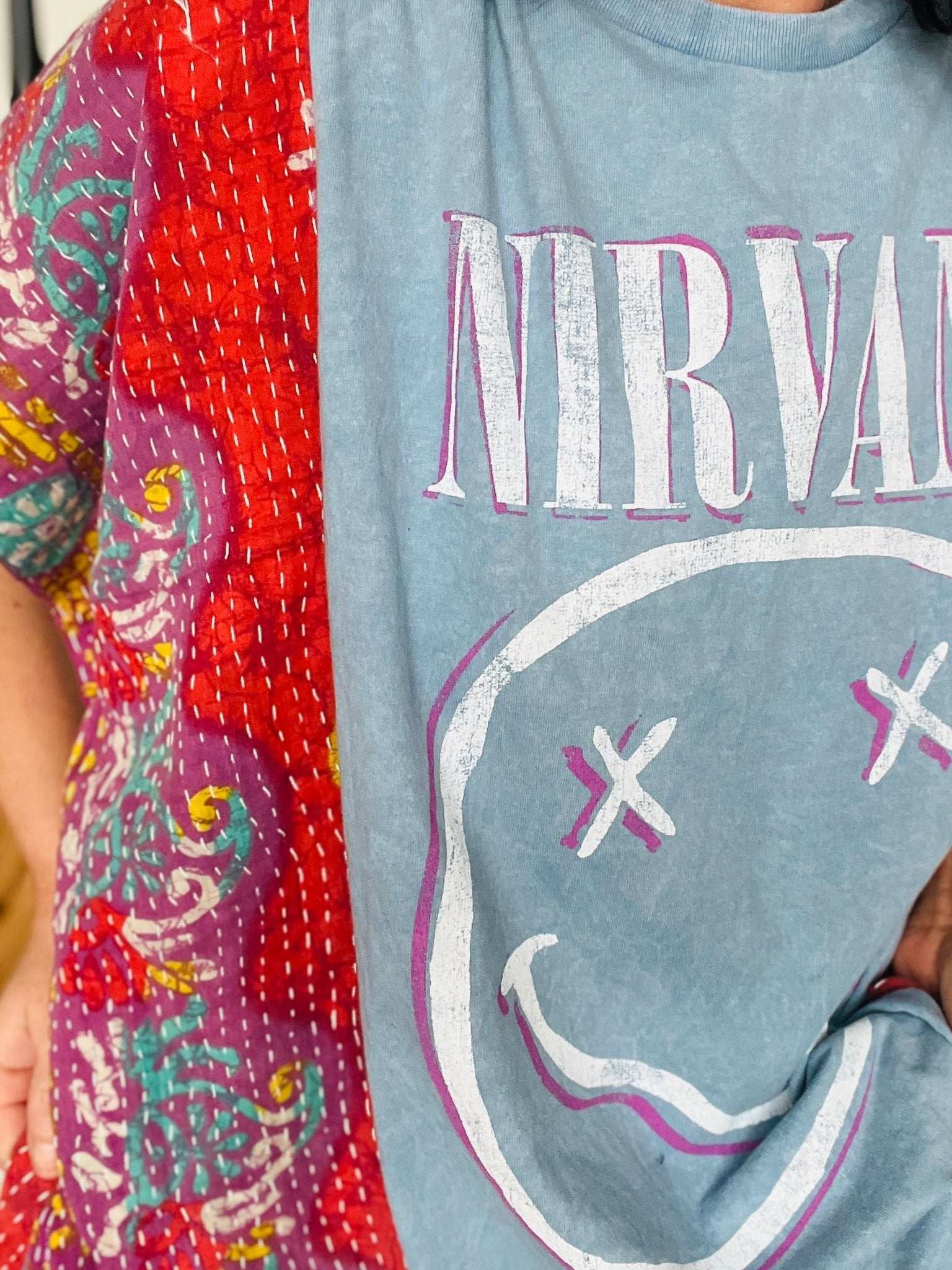 Gypsy Kantha Rocker Tees 2 - Roaming Gypsy Boutique