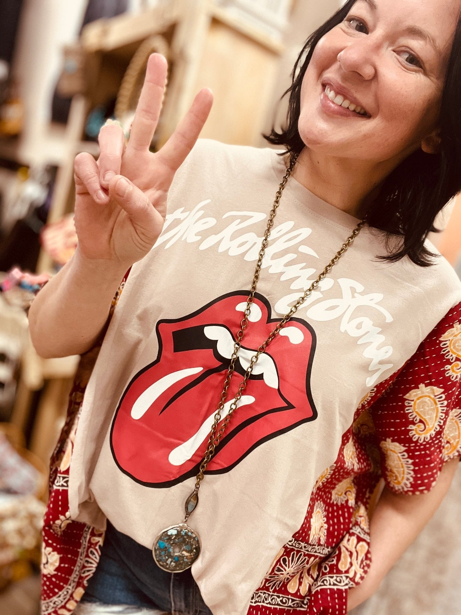 Gypsy Kantha Rocker Tees - Roaming Gypsy Boutique