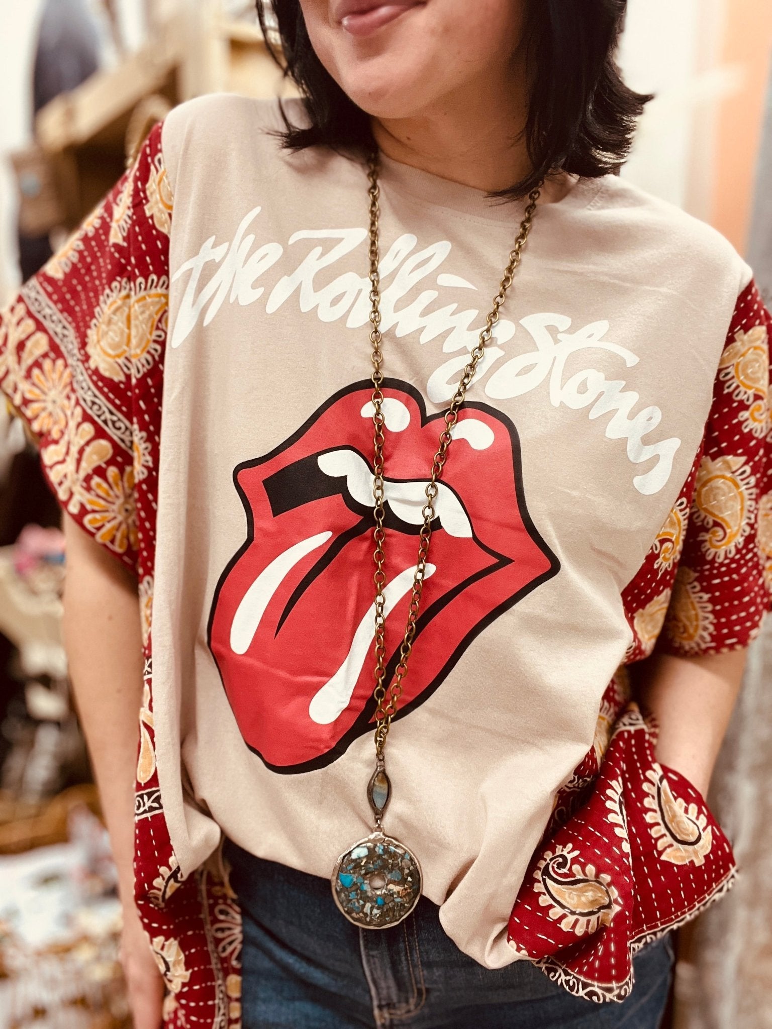 Gypsy Kantha Rocker Tees - Roaming Gypsy Boutique