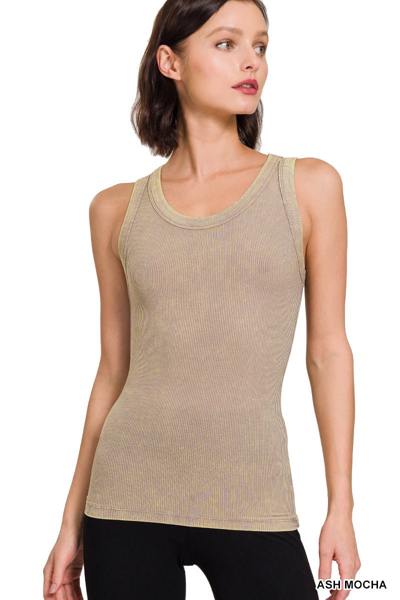 Gypsy Ribbed Summer Tank - Roaming Gypsy Boutique