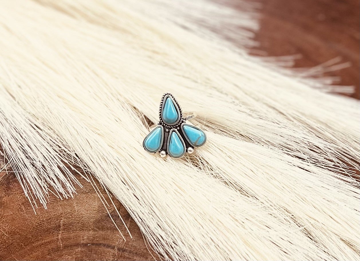 Gypsy True Turquoise Ring Collection - Roaming Gypsy Boutique