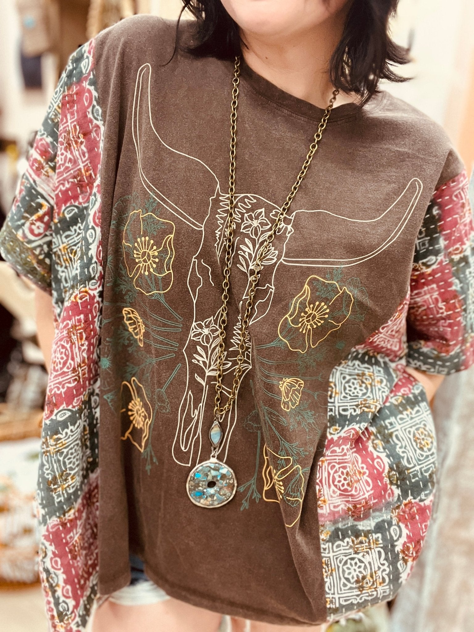 Gypsy Westy Boho Kantha Tees - Roaming Gypsy Boutique