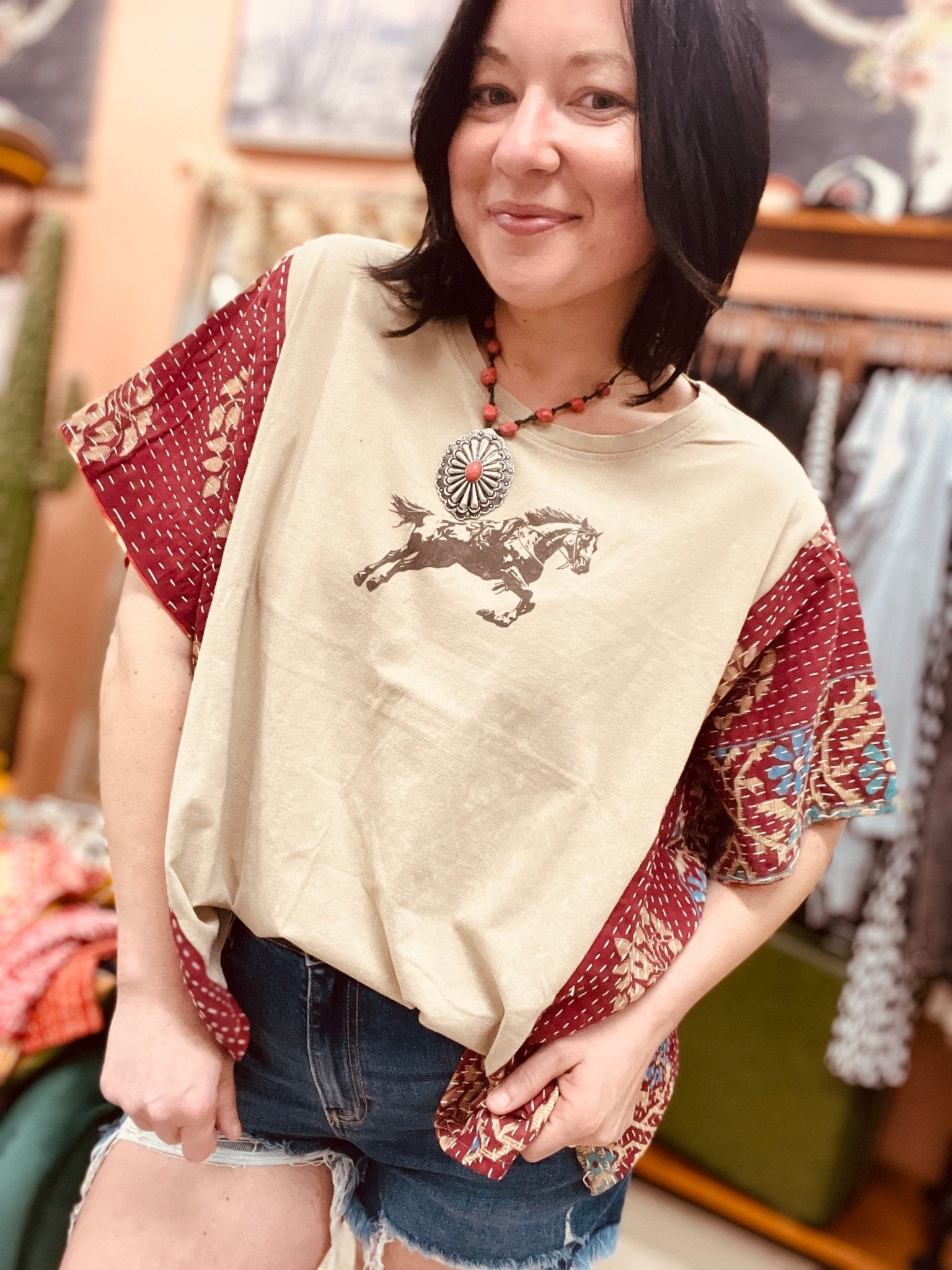 Gypsy Westy Boho Kantha Tees - Roaming Gypsy Boutique