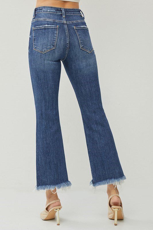 Houston Frayed Risen Jeans - Roaming Gypsy Boutique
