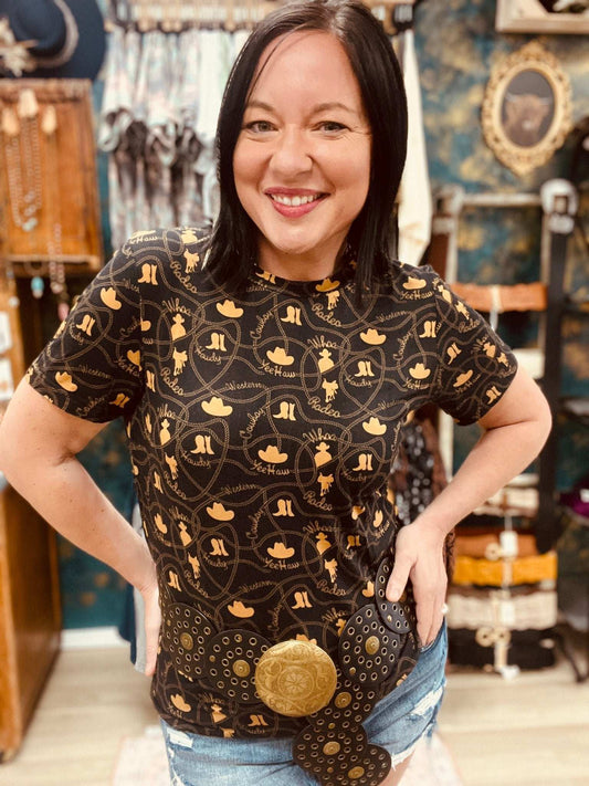 Howdy Partner Tee - Roaming Gypsy Boutique