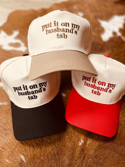 Husband's Tab Trucker Hats - Roaming Gypsy Boutique