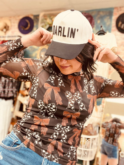 I'm Just A Girl Mesh Top - Roaming Gypsy Boutique