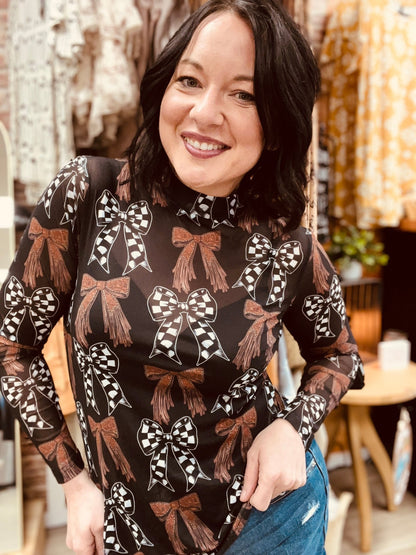 I'm Just A Girl Mesh Top - Roaming Gypsy Boutique