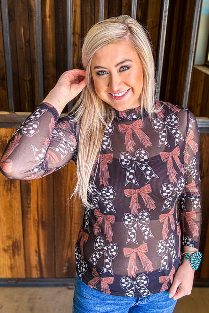 I'm Just A Girl Mesh Top - Roaming Gypsy Boutique