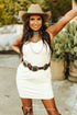 Ivory El Camino Cami Dress - Roaming Gypsy Boutique