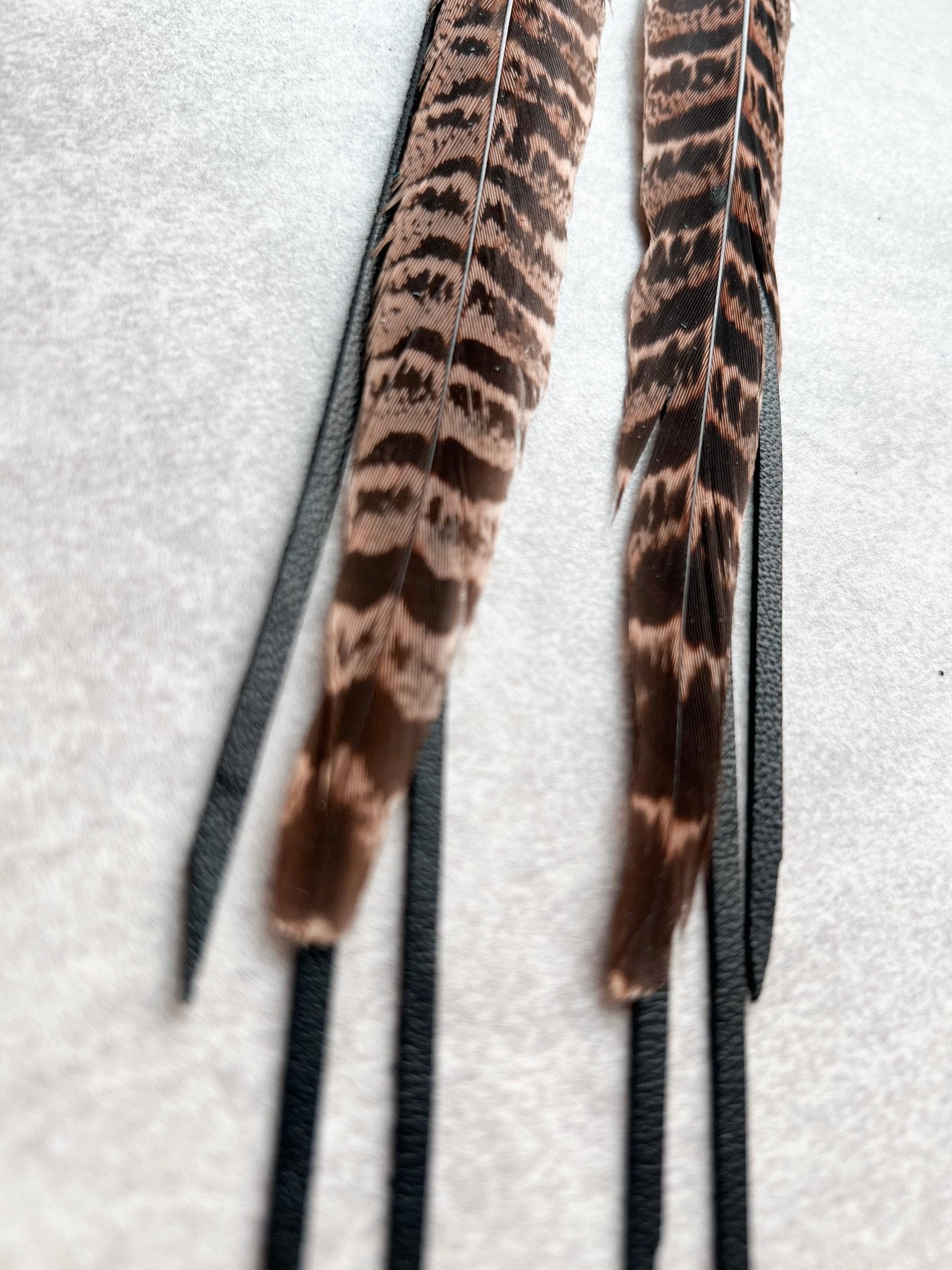 Joliet Feather Earrings  - Roaming Gypsy Boutique