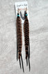 Joliet Feather Earrings  - Roaming Gypsy Boutique