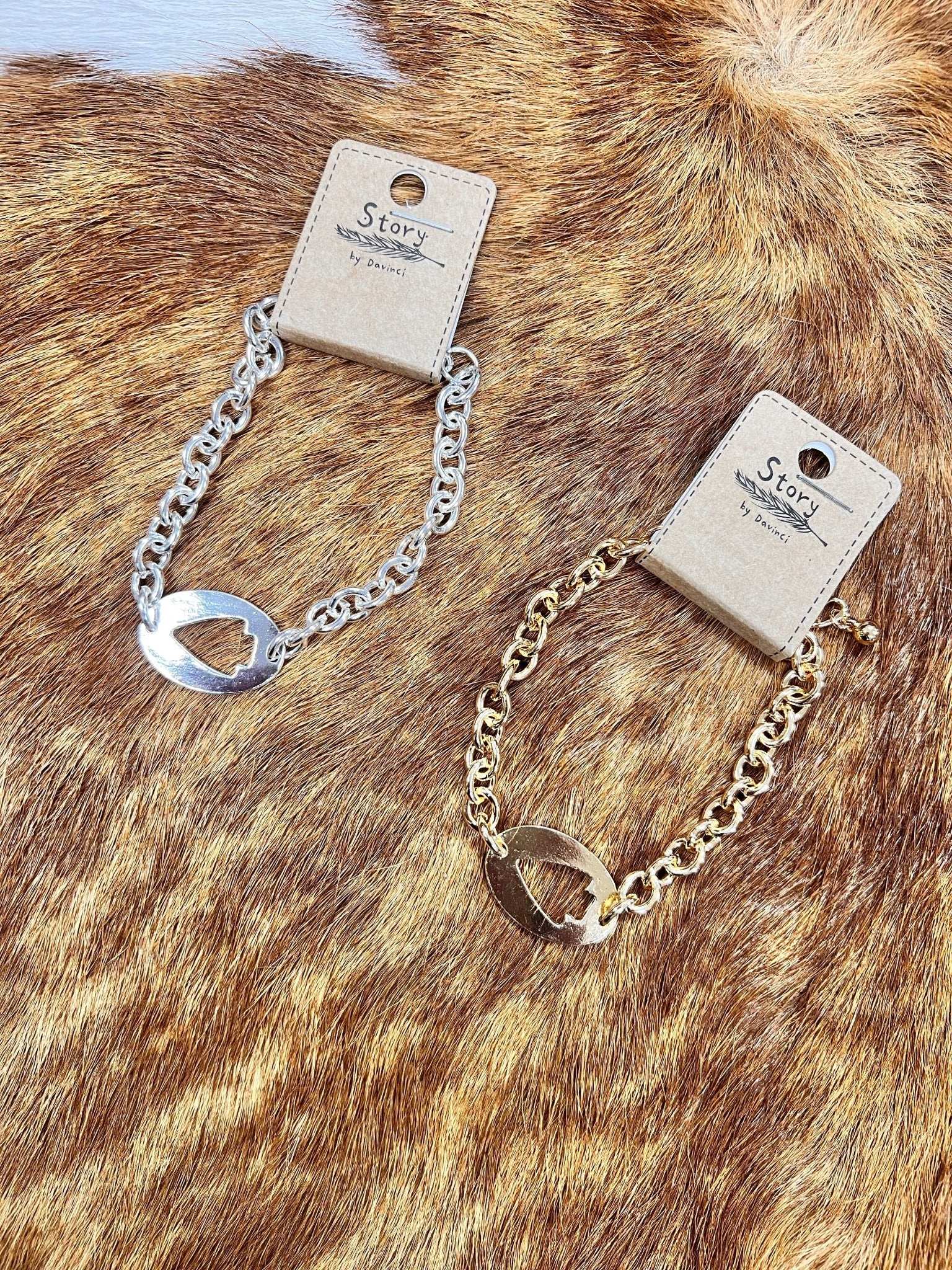 KC Chain Bracelet - Roaming Gypsy Boutique