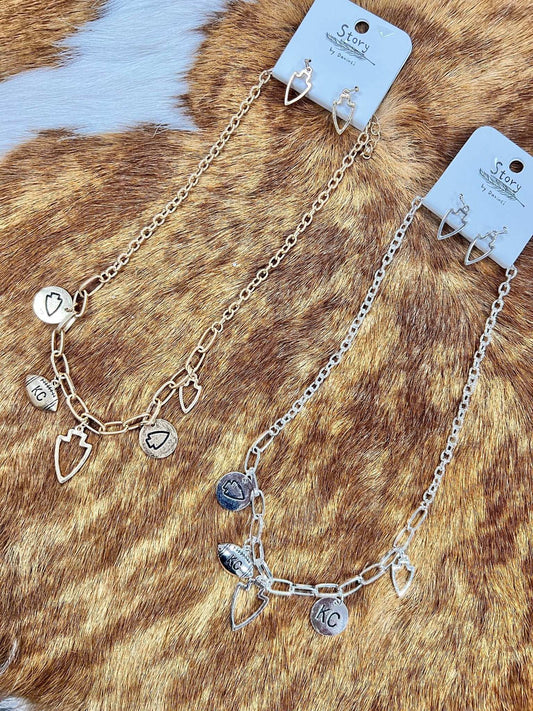 KC Charm Necklace - Roaming Gypsy Boutique