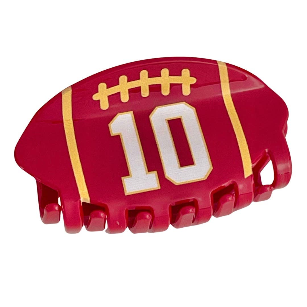 KC Football Claw Clip #10 - Roaming Gypsy Boutique