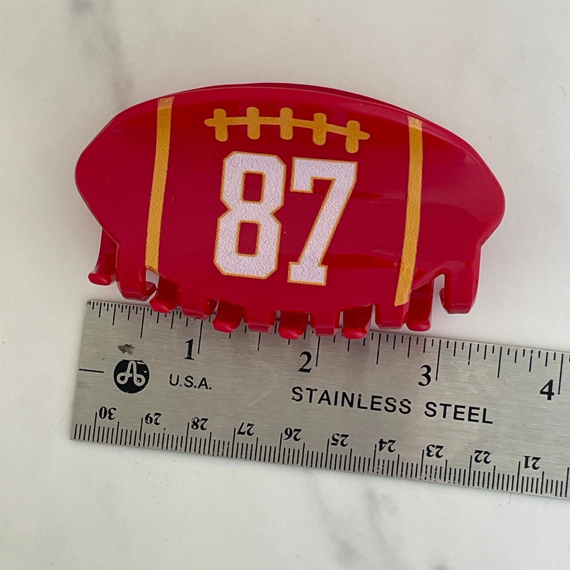 KC Football Claw Clip #87 - Roaming Gypsy Boutique