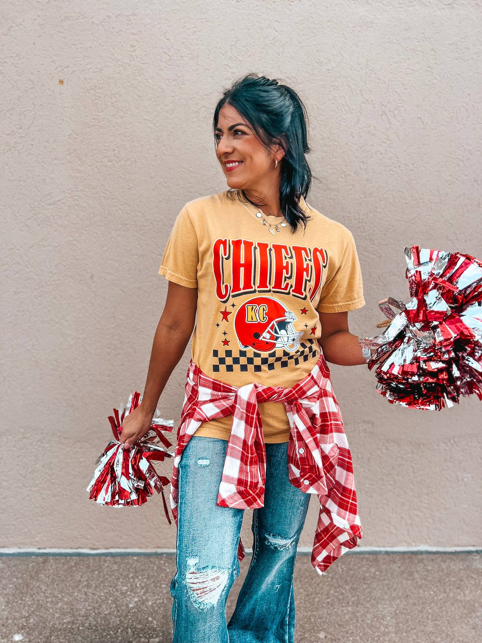 KC Rally Mustard Tee - Roaming Gypsy Boutique