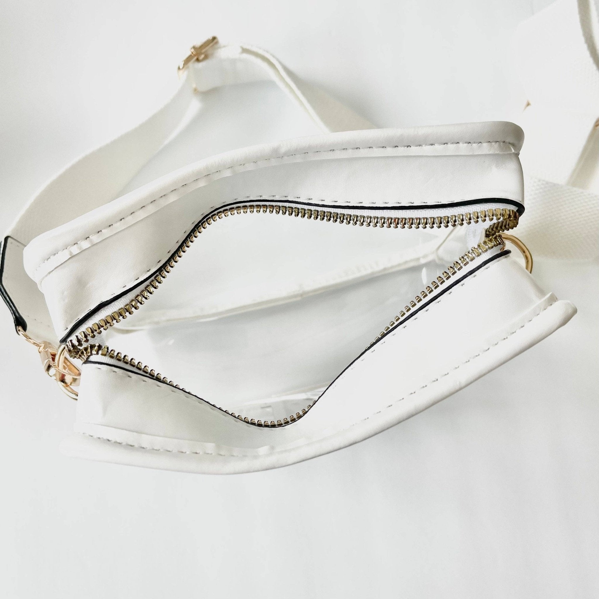 KC White Stadium Bag - Roaming Gypsy Boutique
