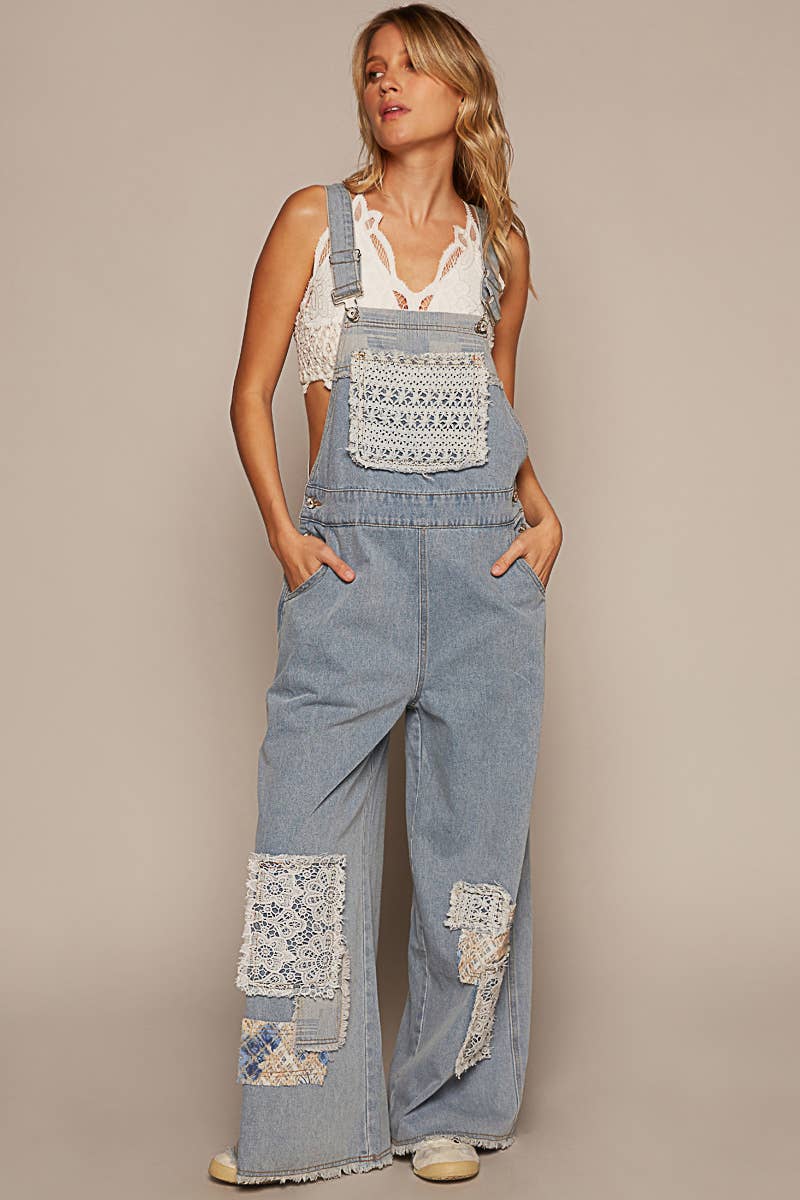 Lace & Lovely Overalls - Roaming Gypsy Boutique