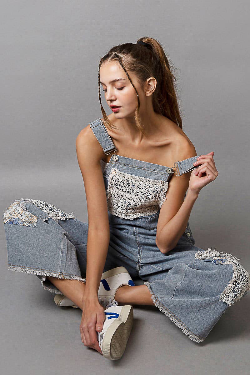 Lace & Lovely Overalls - Roaming Gypsy Boutique