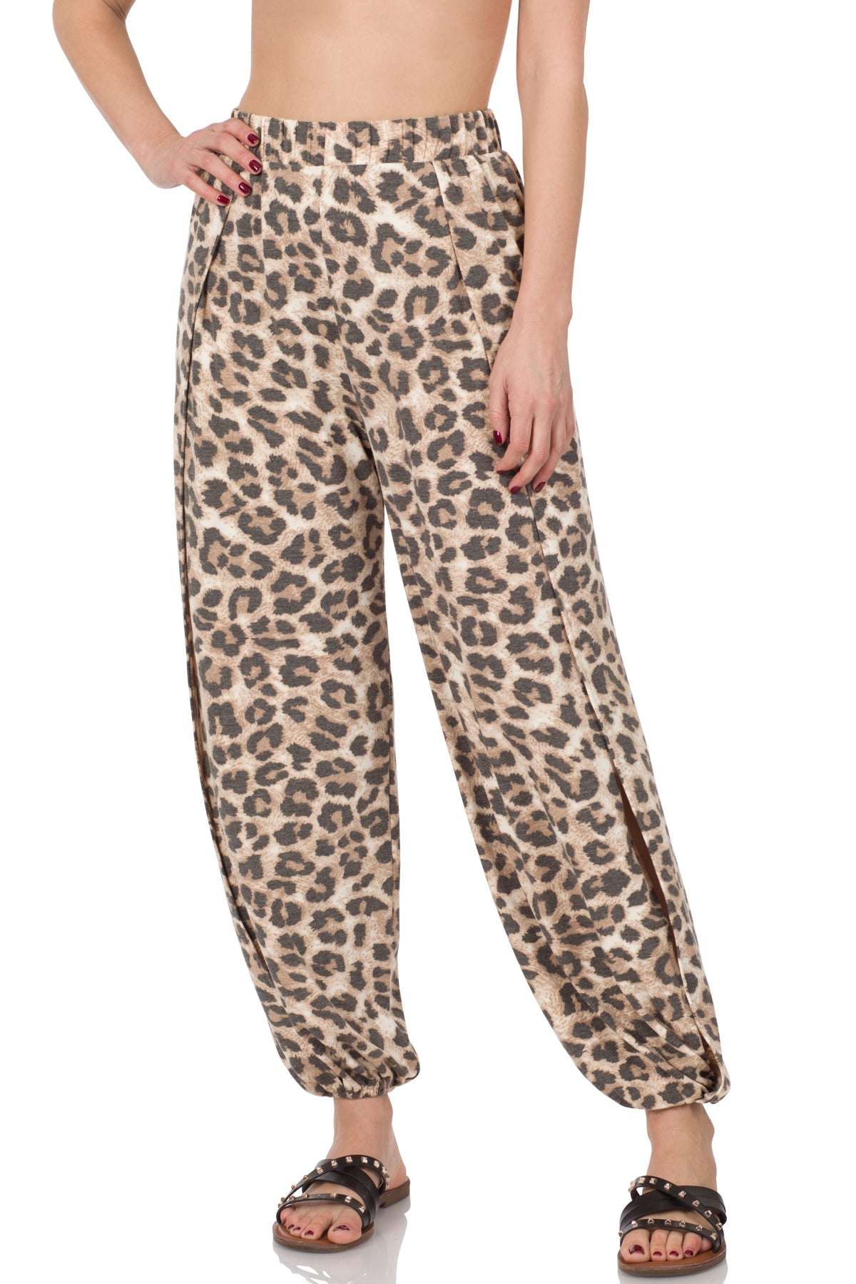 Leopard Boho Betty Pant - Roaming Gypsy Boutique