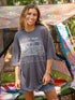 Let's Just Go Washed Natural Life Tee - Roaming Gypsy Boutique