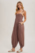 Linen Love Harem Jumpsuit - Roaming Gypsy Boutique