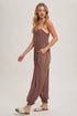 Linen Love Harem Jumpsuit - Roaming Gypsy Boutique