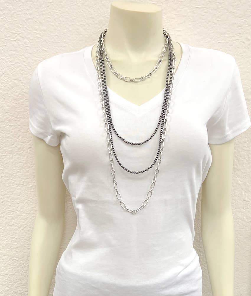 Linked Navajo Chain Necklace - Roaming Gypsy Boutique