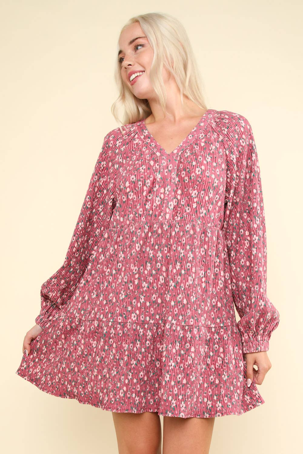 Logan Mini Floral Dress - Roaming Gypsy Boutique