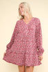 Logan Mini Floral Dress - Roaming Gypsy Boutique