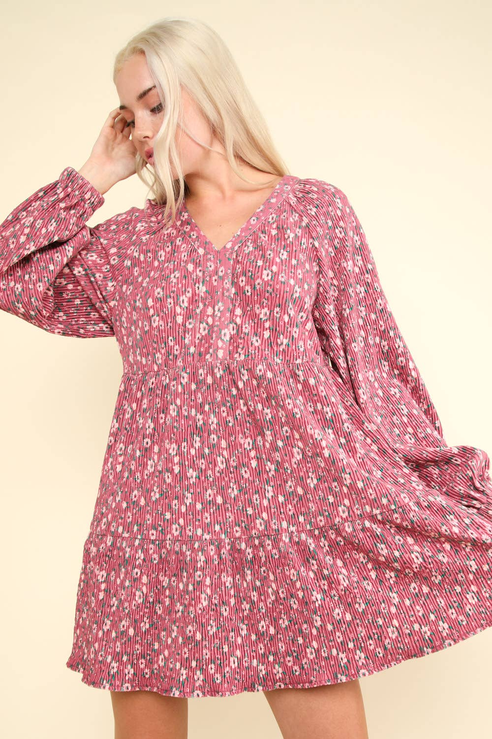 Logan Mini Floral Dress - Roaming Gypsy Boutique