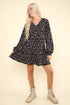 Logan Mini Floral Dress - Roaming Gypsy Boutique