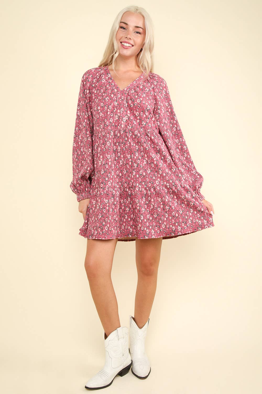 Logan Mini Floral Dress - Roaming Gypsy Boutique