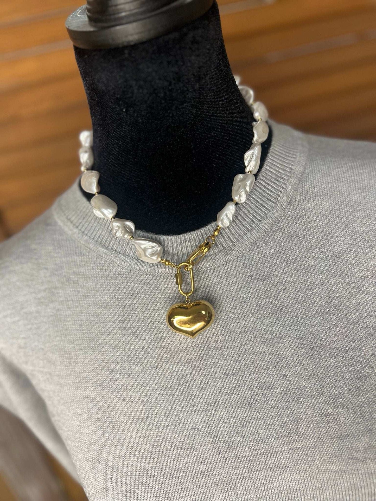 Love by the Shore Pearl Necklace - Roaming Gypsy Boutique