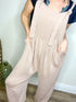 Lovelet Knotted Strap Overalls with Pockets - Roaming Gypsy Boutique
